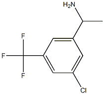 1-[3-Chloro-5-(trifluoromethyl)phenyl]ethan-1-amine Structure