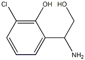 2-(1-AMINO-2-HYDROXYETHYL)-6-CHLOROPHENOL Structure