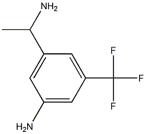 3-(1-AMINOETHYL)-5-(TRIFLUOROMETHYL)ANILINE 구조식 이미지