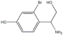 4-(1-AMINO-2-HYDROXYETHYL)-3-BROMOPHENOL 구조식 이미지