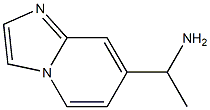 1-(imidazo[1,2-a]pyridin-7-yl)ethan-1-amine 구조식 이미지