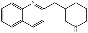 Quinoline, 2-(3-piperidinylmethyl)- Structure