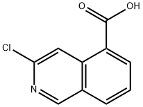 3-chloroisoquinoline-5-carboxylic acid 구조식 이미지