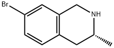 (3R)-7-bromo-3-methyl-1,2,3,4-tetrahydroisoquinoline 구조식 이미지