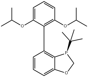 (R)-3-(tert-butyl)-4-(2,6-diisopropoxyphenyl)-2,3-dihydrobenzo[d][1,3]oxaphosphole Structure