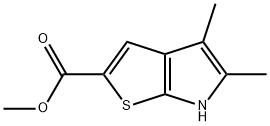 methyl 4,5-dimethyl-6H-thieno[2,3-b]pyrrole-2-carboxylate 구조식 이미지