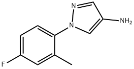 4-Amino-1-(2-methyl-4-fluorophenyl)pyrazole Structure