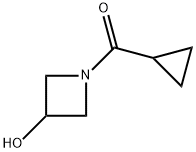 1-cyclopropanecarbonylazetidin-3-ol Structure