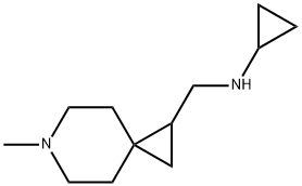 N-{6-azaspiro[2.5]octan-1-ylmethyl}-N-methylcyclopropanamine Structure