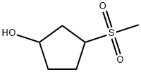 3-methanesulfonylcyclopentan-1-ol 구조식 이미지