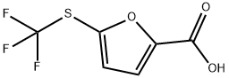 5-[(trifluoromethyl)sulfanyl]furan-2-carboxylic acid Structure