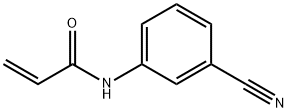 N-(3-cyanophenyl)prop-2-enamide 구조식 이미지