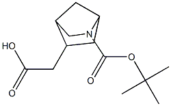 2-{2-[(tert-butoxy)carbonyl]-2-azabicyclo[2.2.1]heptan-5-yl}acetic acid Structure