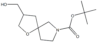 tert-butyl 3-(hydroxymethyl)-1-oxa-7-azaspiro[4.4]nonane-7-carboxylate 구조식 이미지