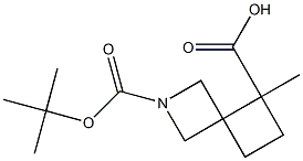 2-(tert-butyl) 5-methyl 2-azaspiro[3.3]heptane-2,5-dicarboxylate 구조식 이미지