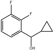 cyclopropyl(2,3-difluorophenyl)methanol Structure