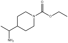 ethyl 4-(1-aminoethyl)piperidine-1-carboxylate Structure