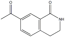 7-acetyl-3,4-dihydroisoquinolin-1(2H)-one Structure
