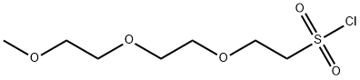 2-[2-(2-methoxyethoxy)ethoxy]ethane-1-sulfonyl chloride Structure