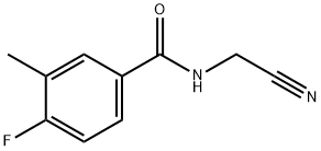 N-(cyanomethyl)-4-fluoro-3-methylbenzamide Structure