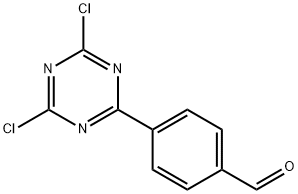 4-(4,6-Dichloro-1,3,5-triazin-2-yl)benzaldehyde 구조식 이미지