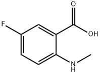 5-fluoro-2-(methylamino)benzoic acid 구조식 이미지
