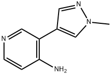 3-(1-METHYL-1H-PYRAZOL-4-YL)PYRIDIN-4-AMINE 구조식 이미지