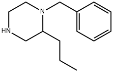 1-benzyl-2-propylpiperazine Structure