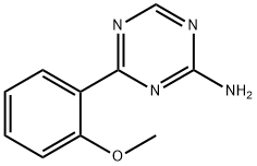 4-(2-Methoxyphenyl)-1,3,5-triazin-2-amine 구조식 이미지
