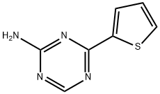 4-(2-Thienyl)-1,3,5-triazin-2-amine 구조식 이미지