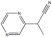 2-(pyrazin-2-yl)propanenitrile 구조식 이미지