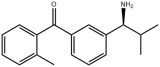 3-((1S)-1-Amino-2-methylpropyl)phenyl 2-methylphenyl ketone Structure