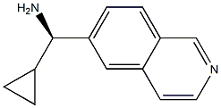 (R)-cyclopropyl(isoquinolin-6-yl)methanamine Structure