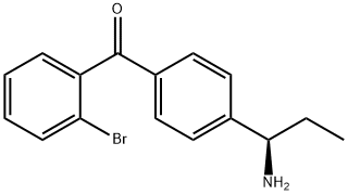 4-((1R)-1-Aminopropyl)phenyl 2-bromophenyl ketone Structure