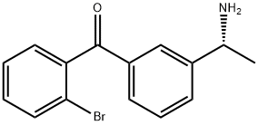 3-((1R)-1-Aminoethyl)phenyl 2-bromophenyl ketone Structure
