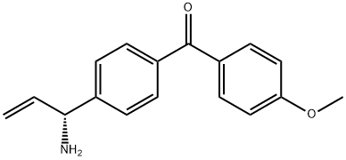 4-((1R)-1-Aminoprop-2-enyl)phenyl 4-methoxyphenyl ketone Structure