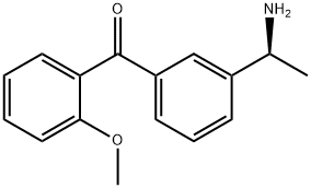 3-((1S)-1-Aminoethyl)phenyl 2-methoxyphenyl ketone Structure