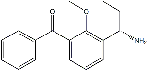 3-((1S)-1-Aminopropyl)phenyl 2-methoxyphenyl ketone Structure