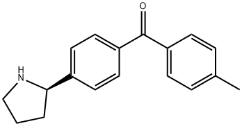 4-((2R)Pyrrolidin-2-yl)phenyl 4-methylphenyl ketone Structure