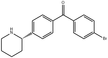 4-((2S)(2-Piperidyl))phenyl 4-bromophenyl ketone Structure