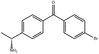 4-((1R)-1-Aminoethyl)phenyl 4-bromophenyl ketone Structure