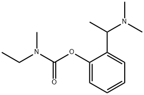 2-(1-(dimethylamino)ethyl)phenyl ethyl(methyl)carbamate 2,3- dihydroxysuccinate Structure
