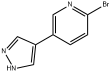 2-Bromo-5-(pyrazol-4-yl)pyridine 구조식 이미지