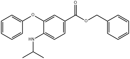 benzyl 3-phenoxy-4-[(propan-2-yl)amino]benzoate Structure