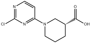 (R)-1-(2-chloropyrimidin-4-yl)piperidine-3-carboxylic acid Structure