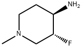 (3R,4R)-3-fluoro-1-methylpiperidin-4-amine Structure