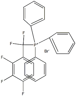 (Pentafluorobenzyl)triphenylphosphonium bromide Structure