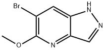 6-Bromo-5-methoxy-1H-pyrazolo[4,3-b]pyridine Structure