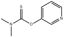 N,N-dimethyl-1-(pyridin-3-yloxy)methanethioamide Structure