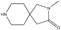 2-Methyl-2,8-diazaspiro[4.5]decan-3-one 구조식 이미지